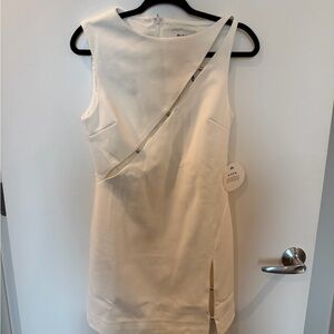 NWT Misha Josie Crepe Mini Dress- Ivory